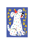 Spotty Dog Birthday Card