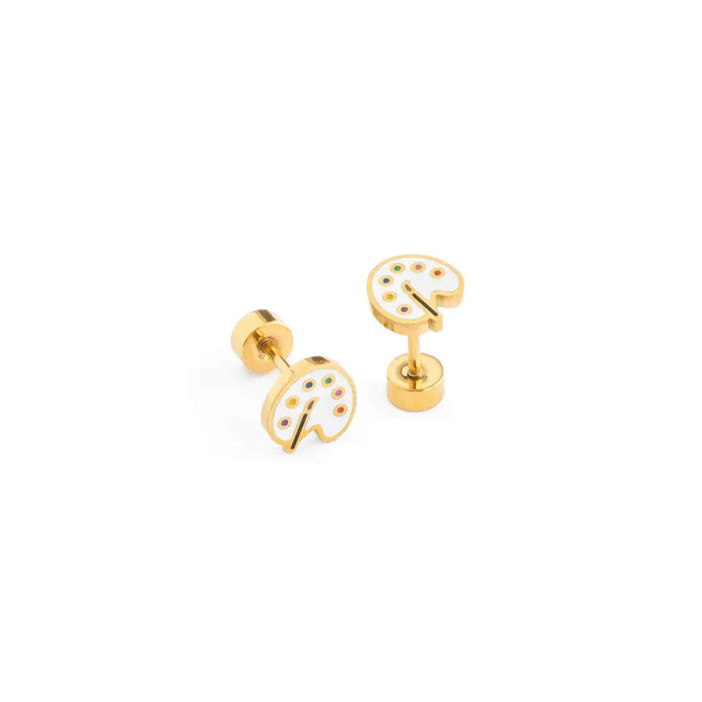 Art Palette Earrings by Pip Pop Post