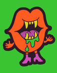 Creepy Mouth Sticker