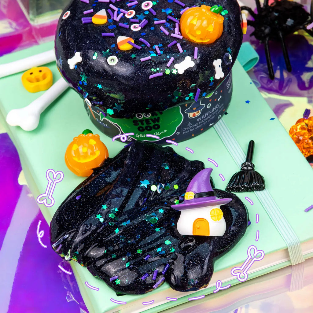 Spooky Stew Goo Glitter Slime by Kawaii Slime Company