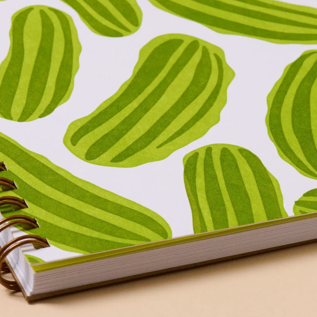 Pickles A5 Lettepress Spiral Notebook by And Here We Are