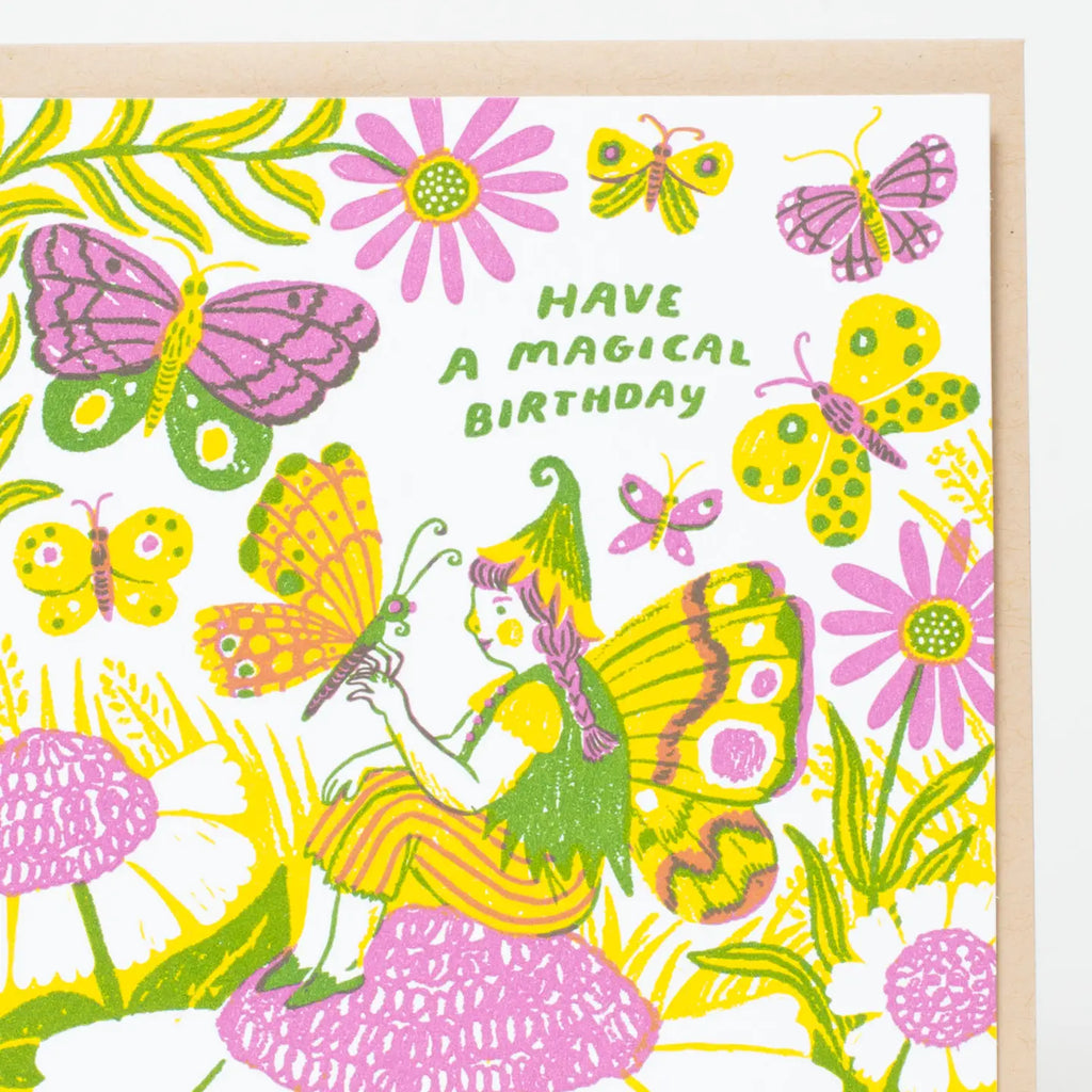 Magical Birthday Fairy Card by Phoebe Wahl