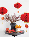 Lunar New Year Honeycomb Lanterns by My Mind's Eye