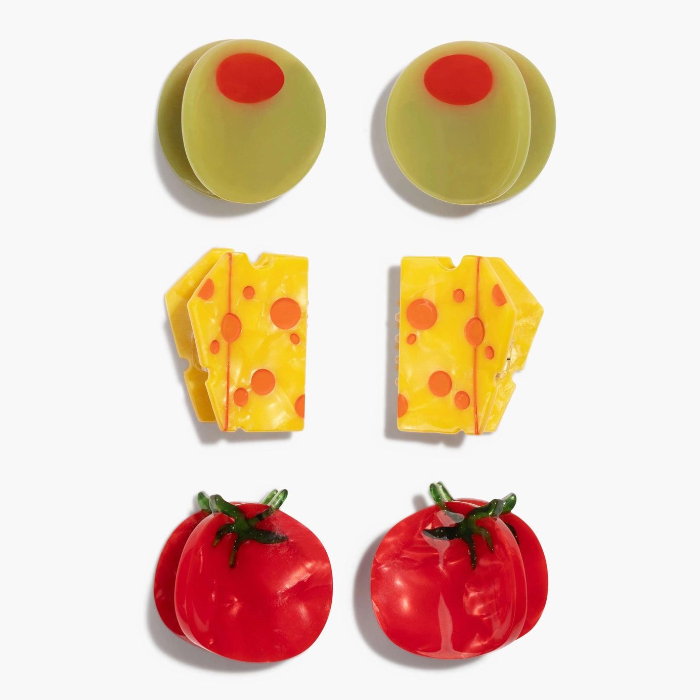 Micro Snack Board Hair Claw Clip Set