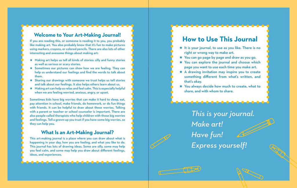 Draw and Discover: An Art-Making Journal for Kids by Caren Sacks