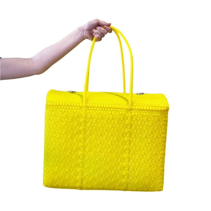 Neon Yellow Lupe Bag - Medium by El Cholo's Kid