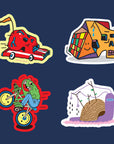 Party Pack Vinyl Sticker Set by Mike Murdock