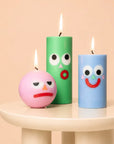 Dippy Pillar Face Candle