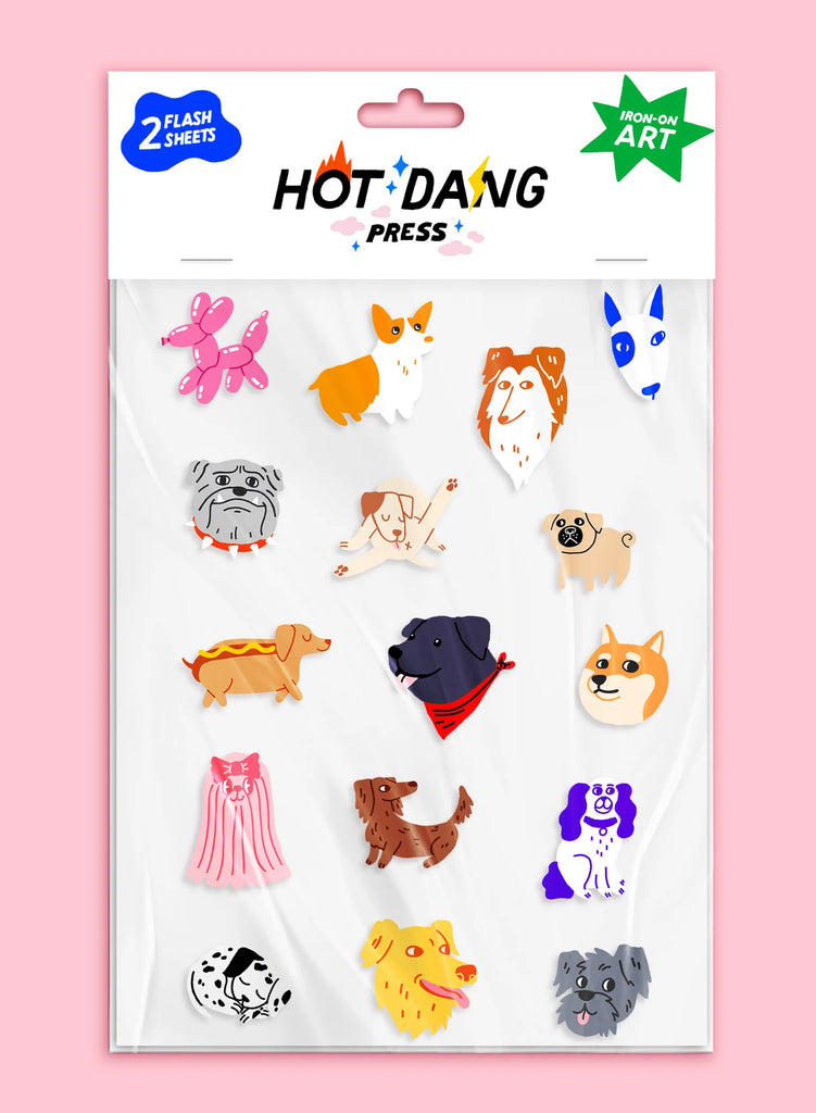 All Dogs Sheet Set by Hot Dang Press