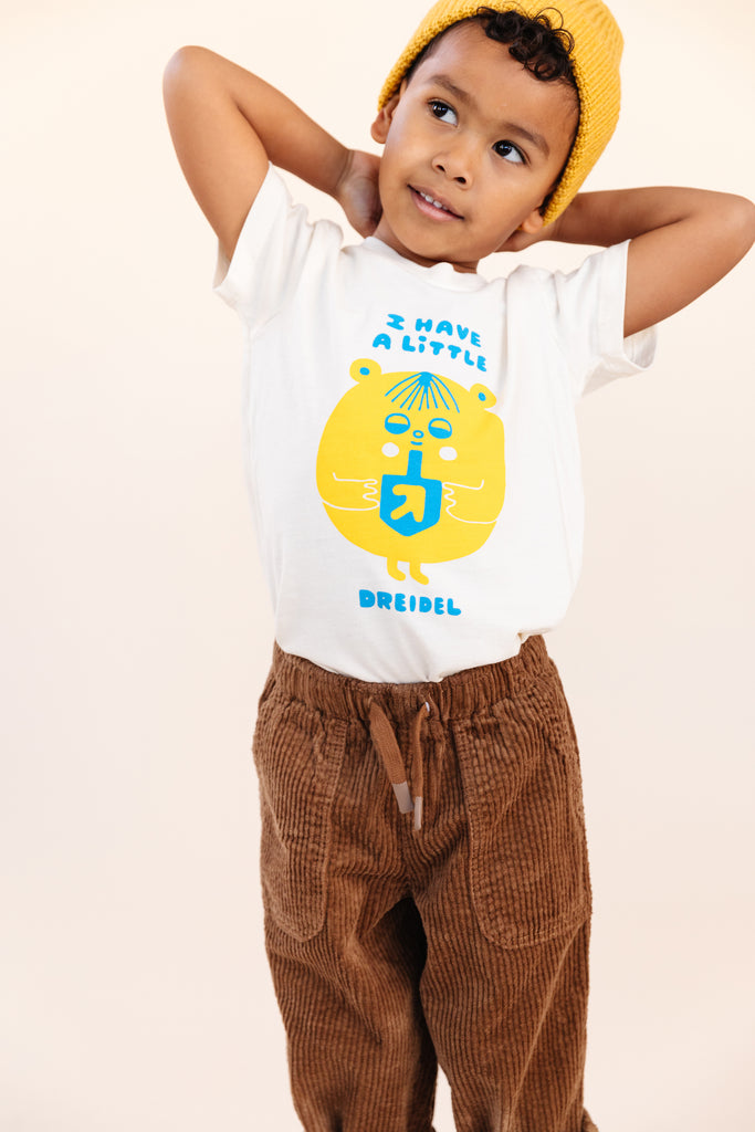 SALE Suzy Ultman X Mochi Kids I Have a Little Dreidel Baby + Kid + Adult Tee