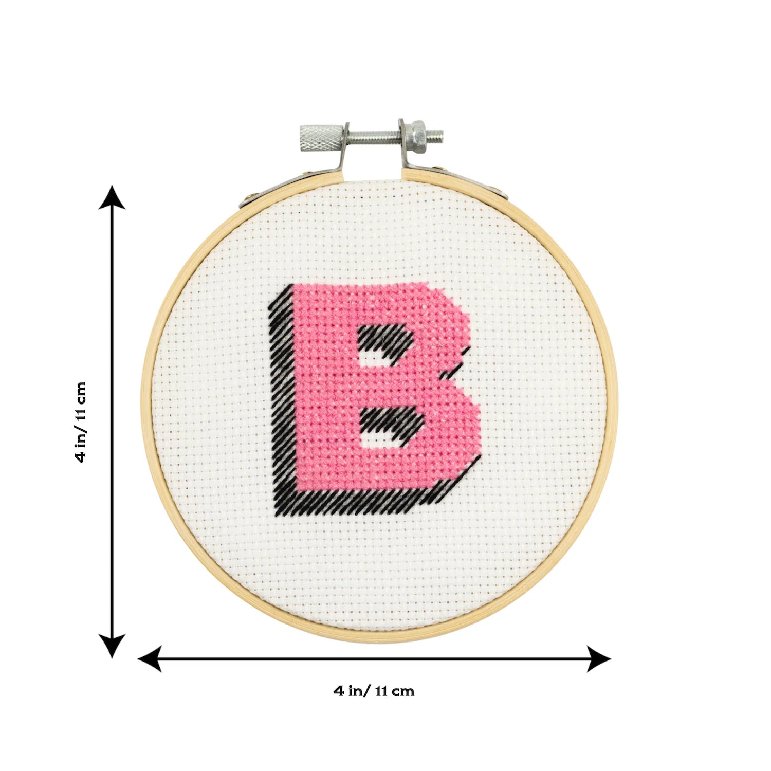 Drop Shadow Alphabet Cross Stitch Kit by Cotton Clara