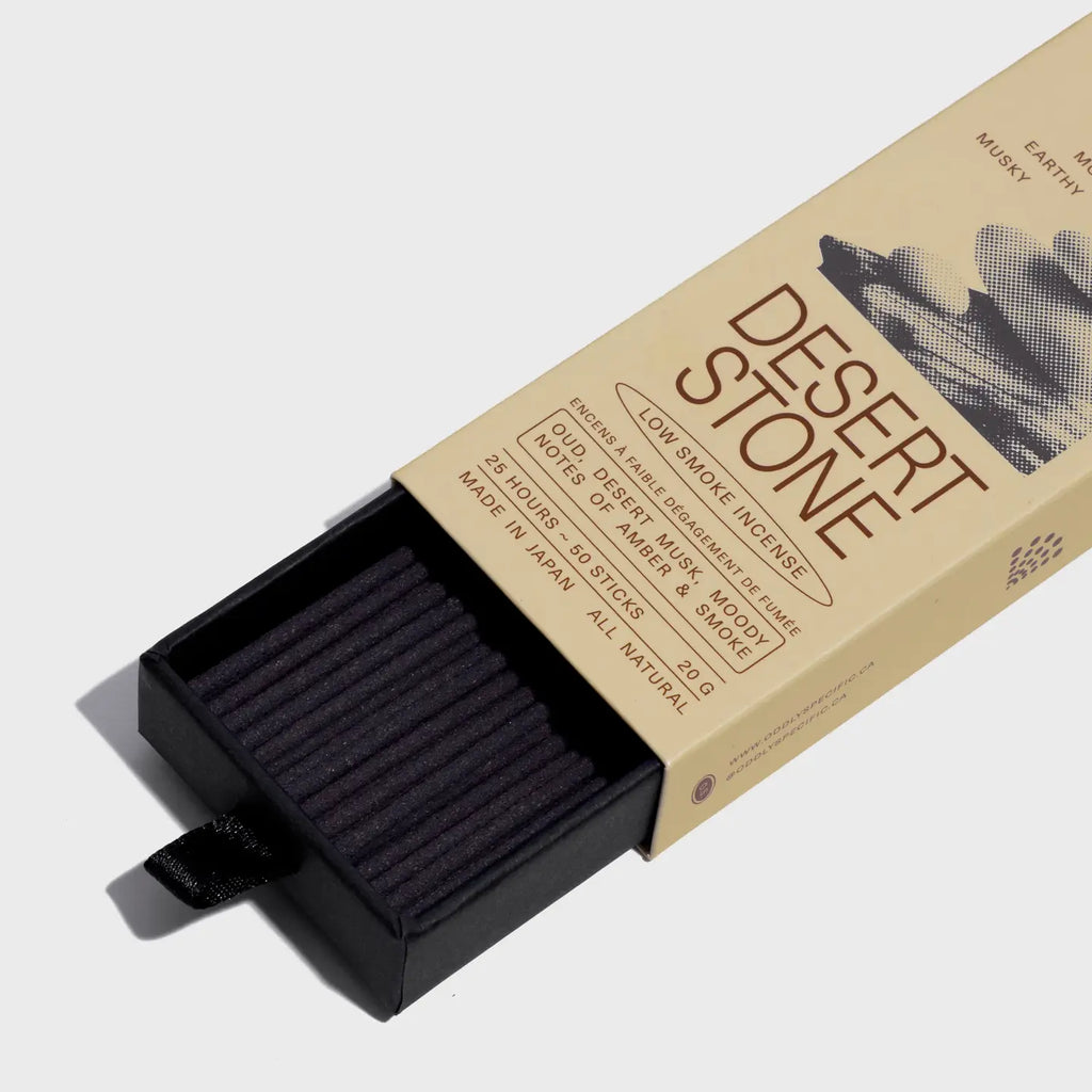 Low Smoke Incense | Desert Stone by Oddly Specific