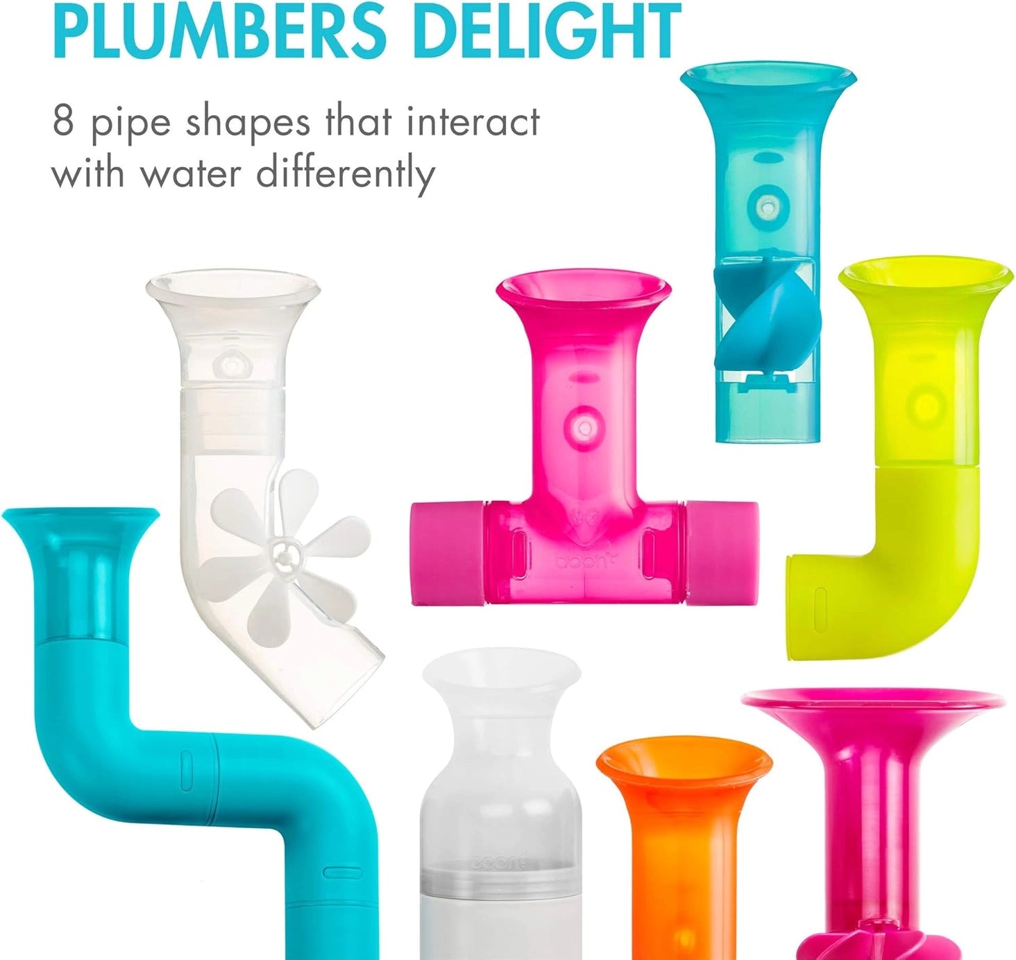 Pipes &amp; Cogs &amp; Tubes Bath Toy Bundle 13pcs Set