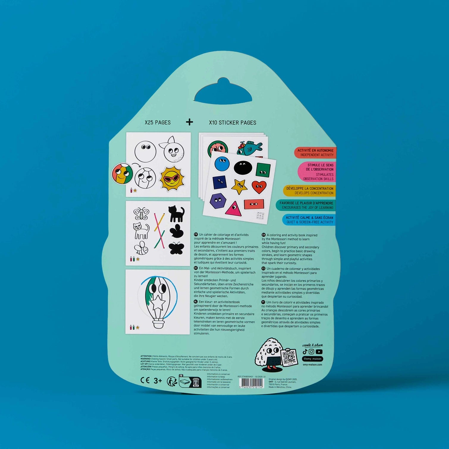 Geometric Shapes - Montessori Decor Sticker Kit