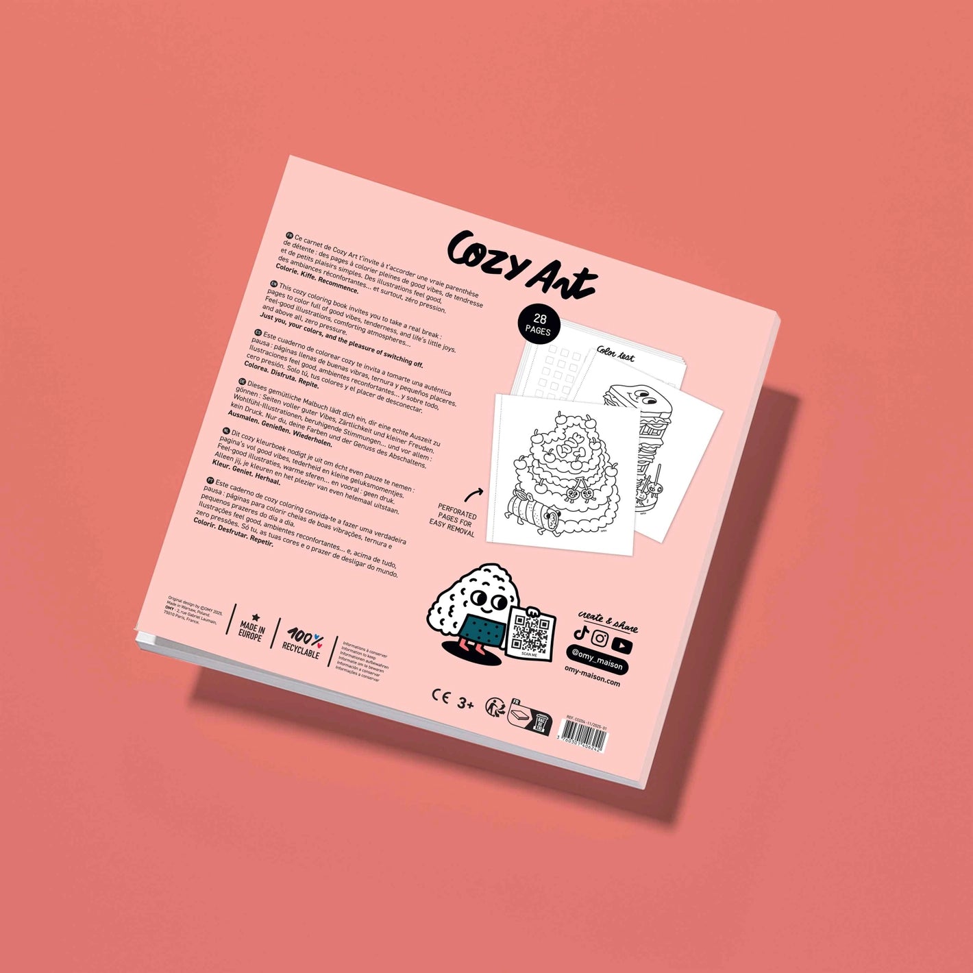 Food - Cozy Art Coloring Book