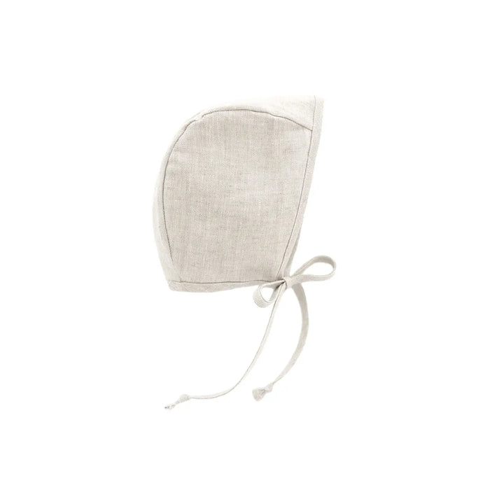 SALE Sand Linen Cotton Lined Bonnet by Briar Baby