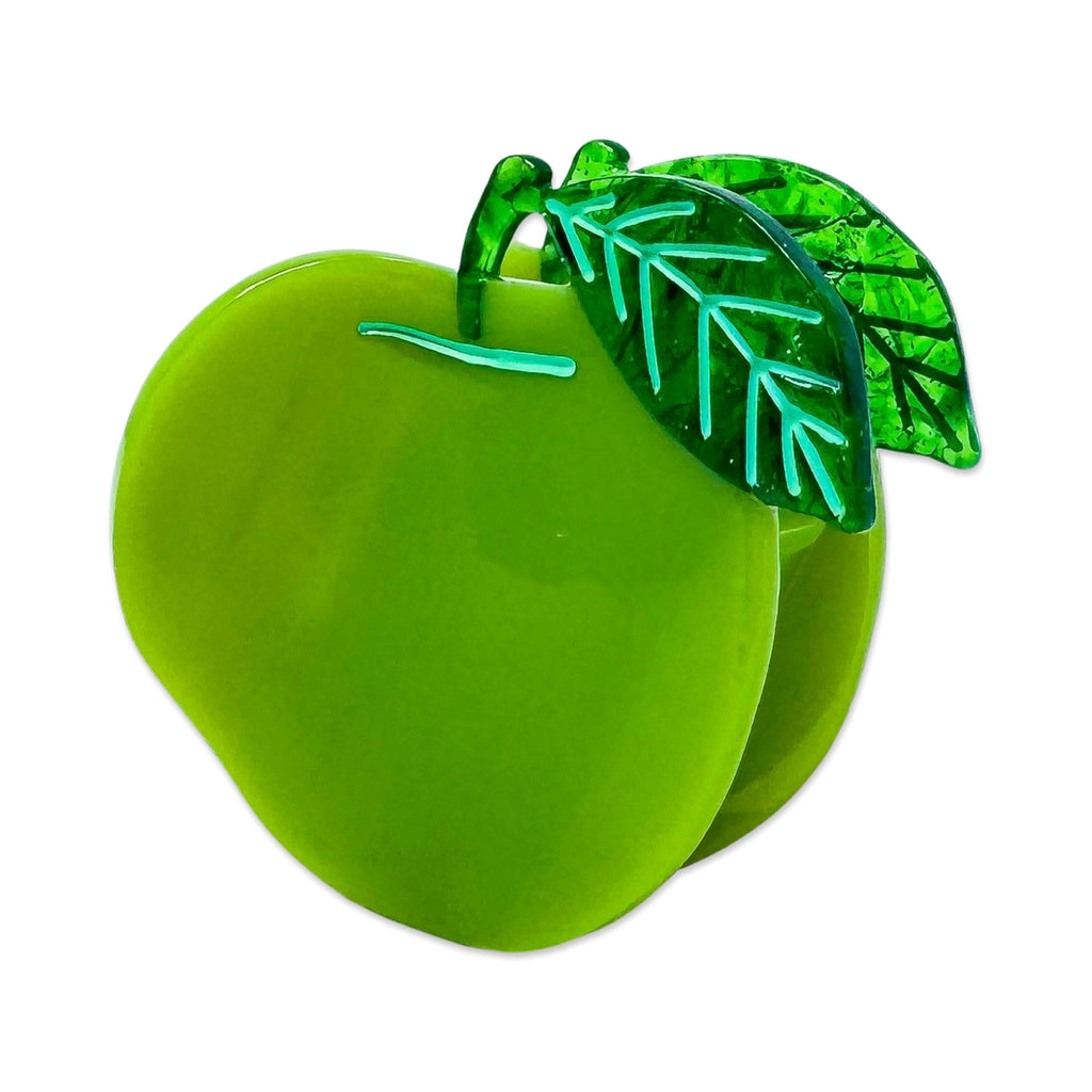 Apple Hair Claw Clip by Jenny Lemons