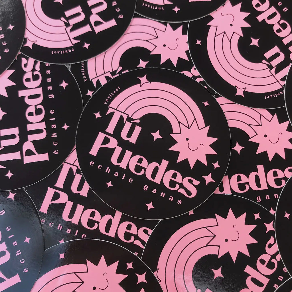 Tu Puedes Sticker by Yayitzel