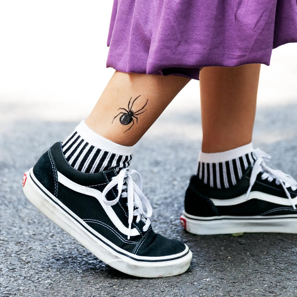 Black Widow Tattoo Pair by Tattly