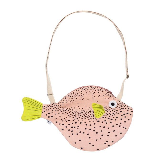 Pink Pufferfish Bag - Small by Don Fisher