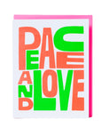 Peace and Love Card by Ashkahn