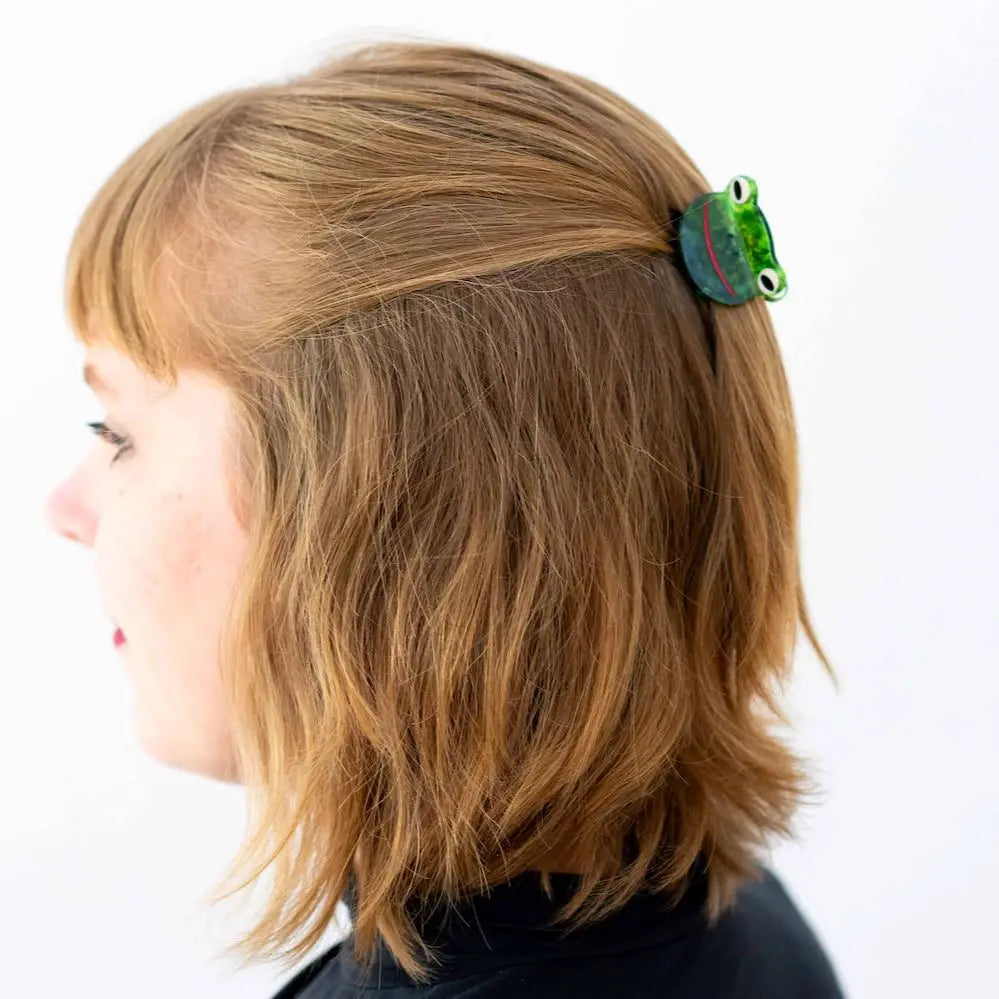 Mini Froggy Hair Claw by Jenny Lemons