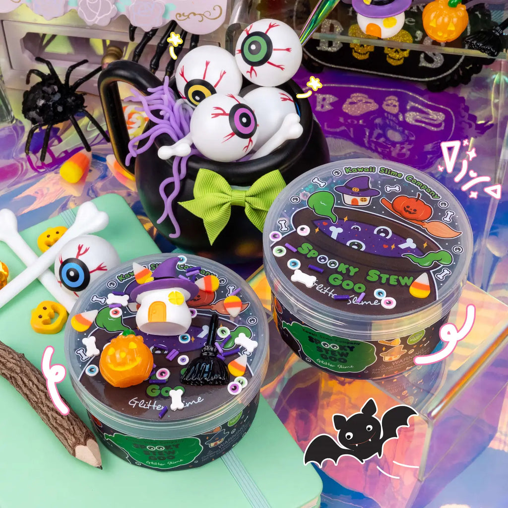 Spooky Stew Goo Glitter Slime by Kawaii Slime Company
