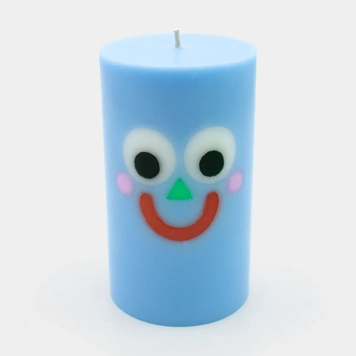 Happy Face Pillar Candle