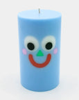 Happy Face Pillar Candle