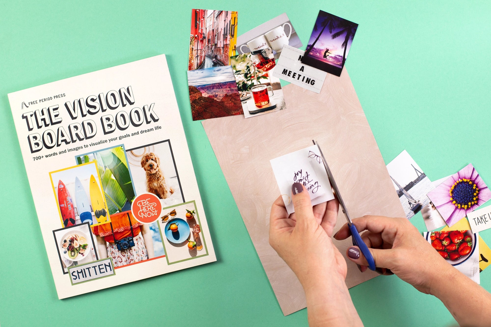 The Vision Board Book: 700+ Words &amp; Images by Free Period Press