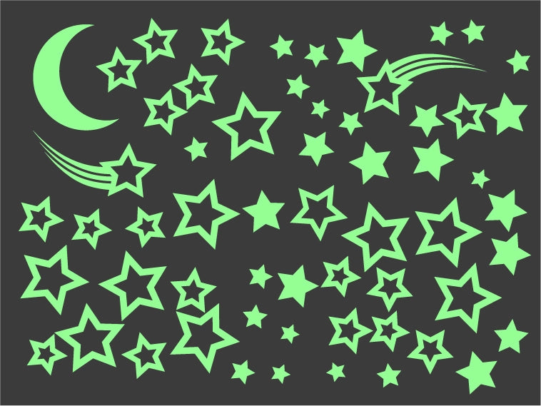 Starry Night Glow-in-the-Dark Stickers