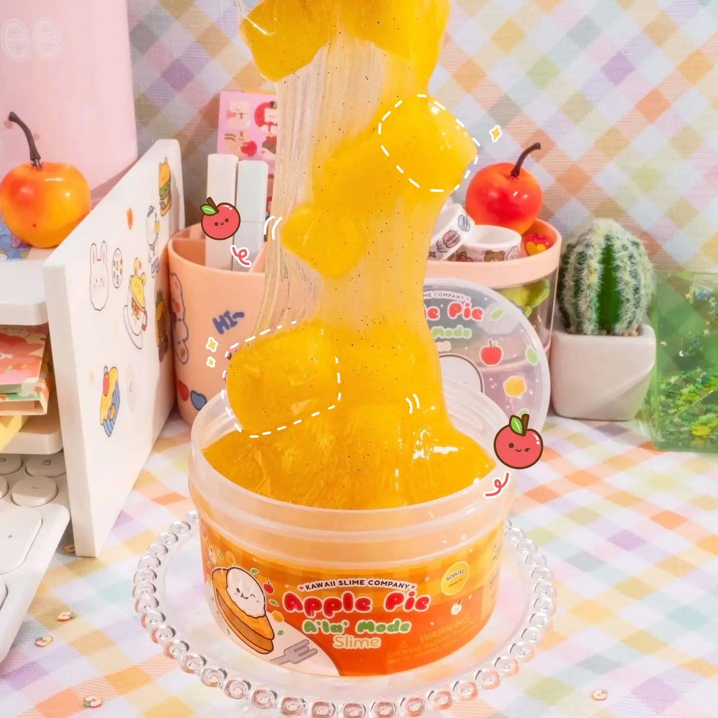 Apple Pie À La Mode Jelly Cube Slime