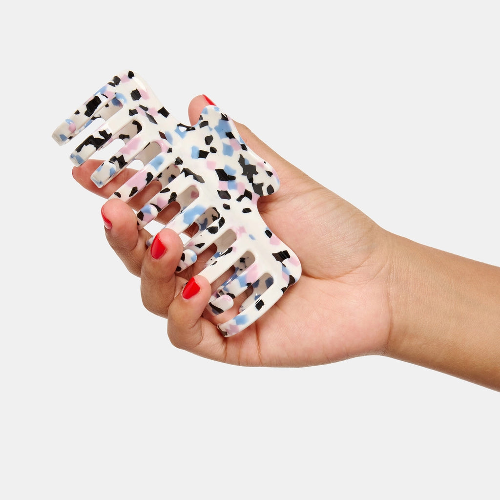 Jojo Hair Claw in Large Terrazzo by Chunks