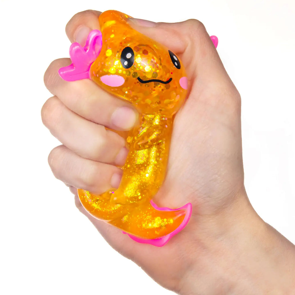 Gummy Axolotl Pet Sensory Squishy Toy by Kawaii Slime Company