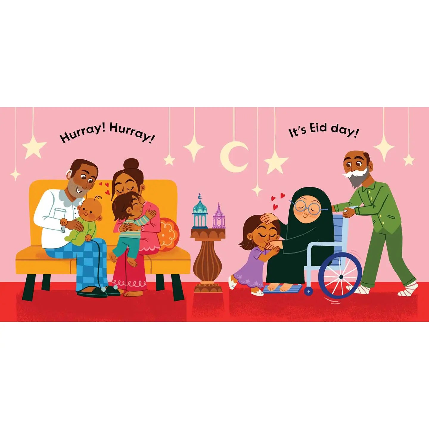 Excited for Eid Board Book by Marzieh Abbas &amp; Anoosha Syed