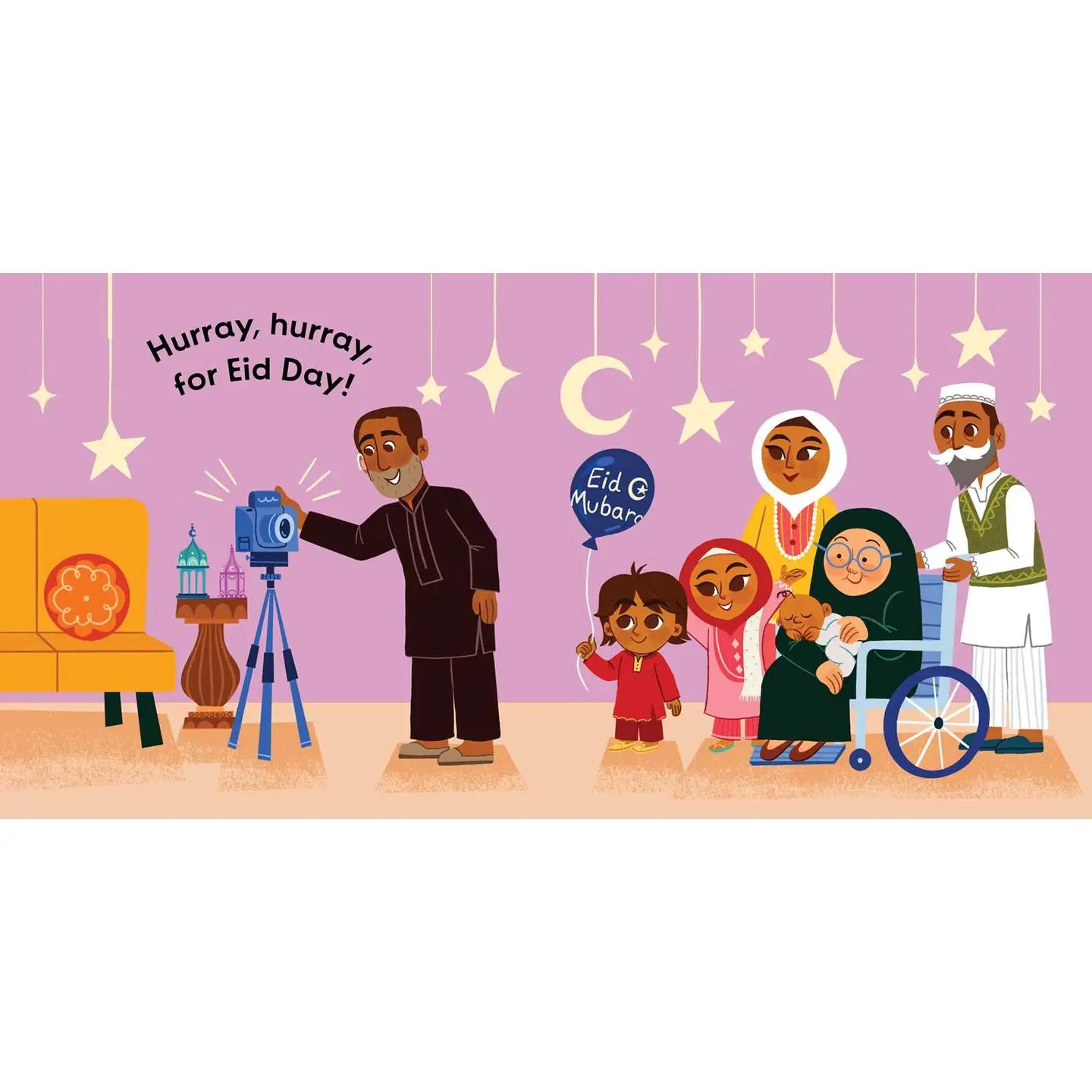 Excited for Eid Board Book by Marzieh Abbas &amp; Anoosha Syed