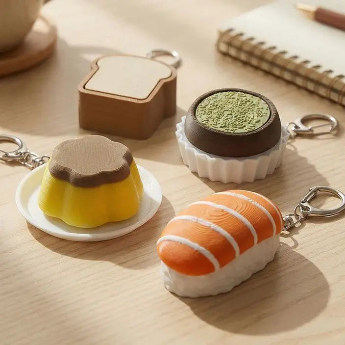 YumYum Dessert Clicker Keychain