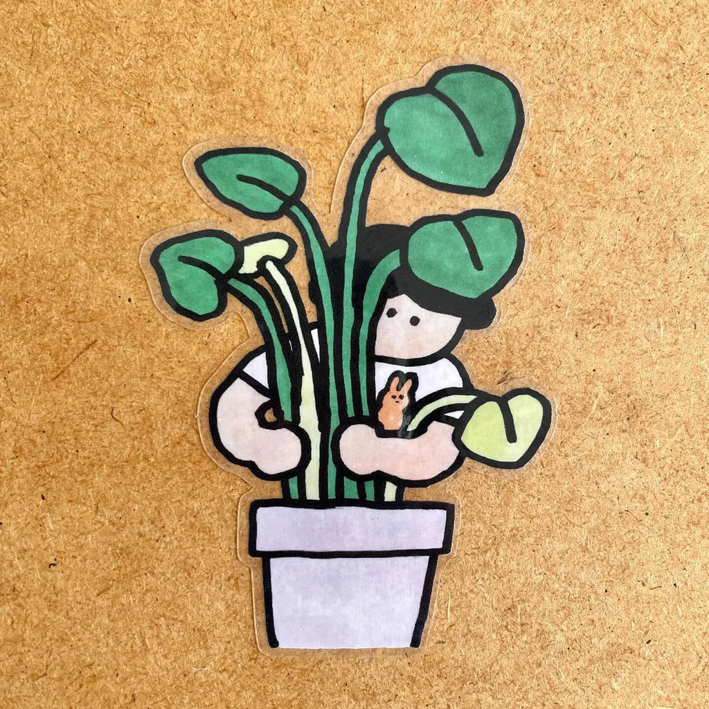 Hug Your Plants Sticker by oitama