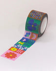 Flowerblock Wide 25mm Washi Tape