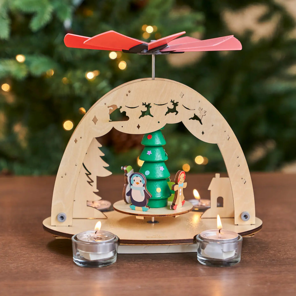 Christmas Candle Carousel Science Kit by KiwiCo