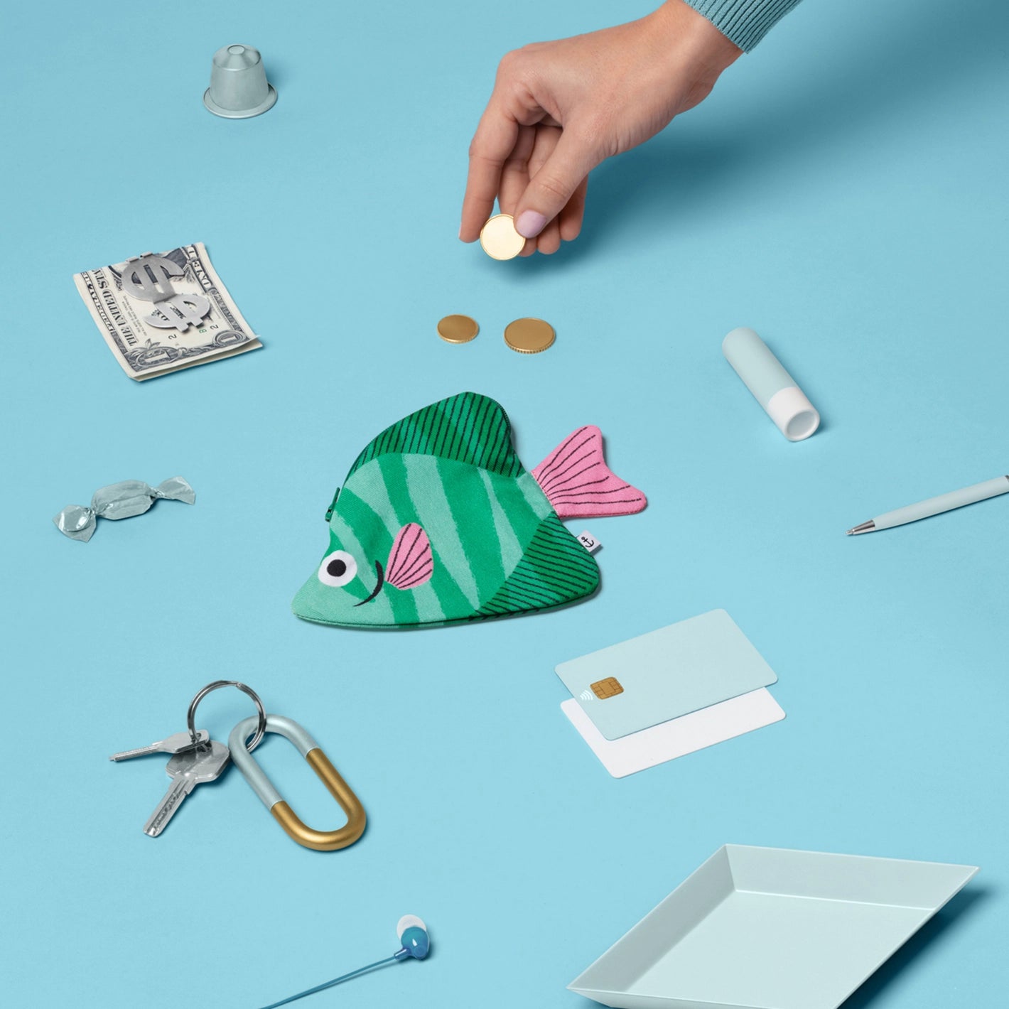 Moonyfish Keychain &amp; Purse by Don Fisher