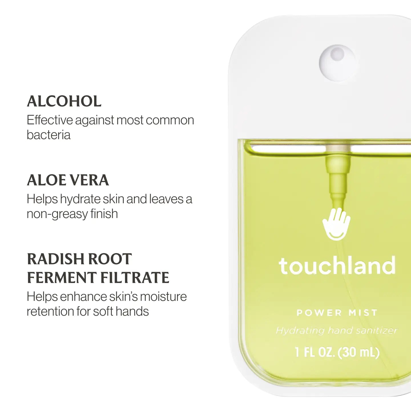 Lemon Lime Spritz Touchland Hydrating Hand Sanitizer