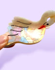 Egret Hair Claw by Carolyn Suzuki