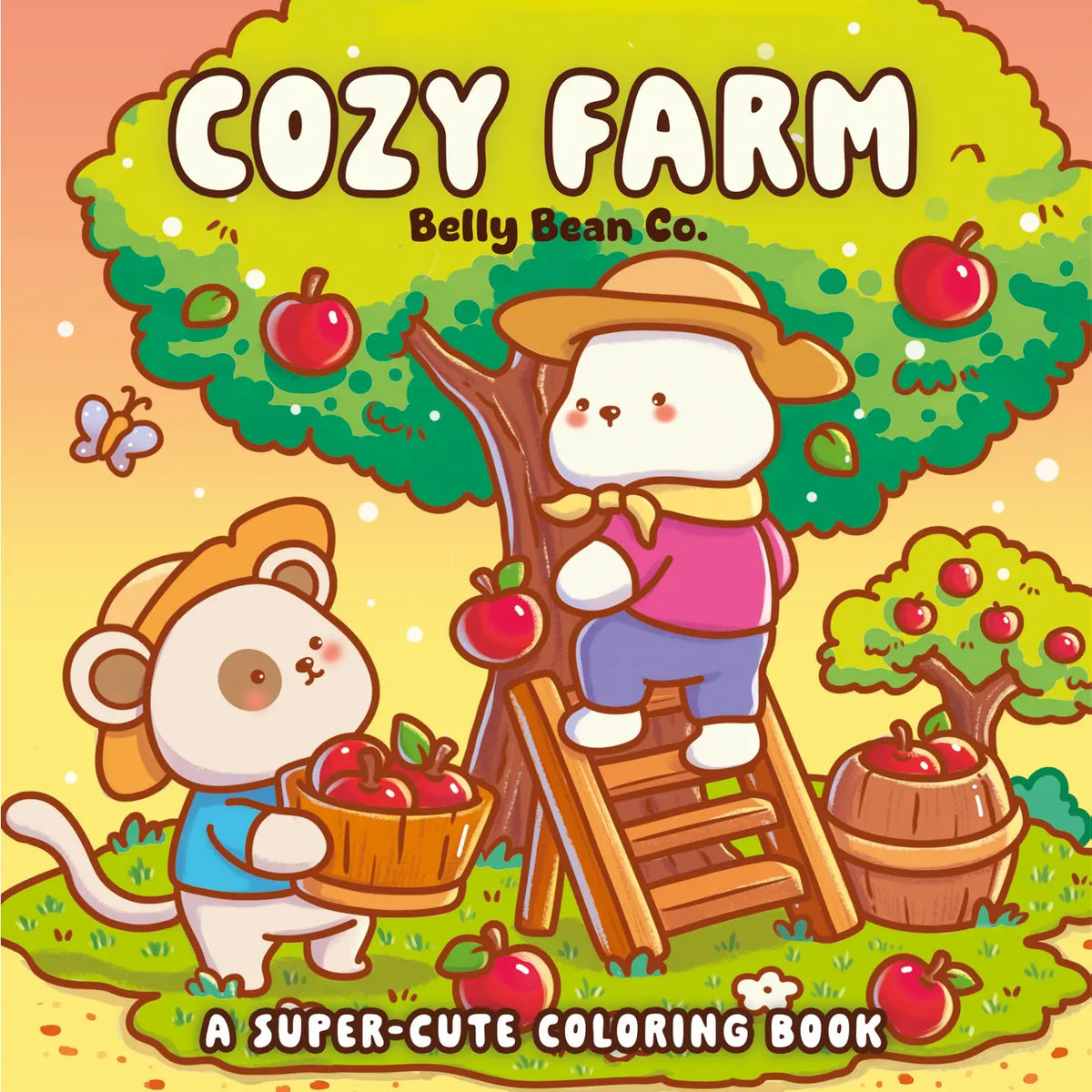 Cozy Farm Coloring Book by Belly Bean Co.