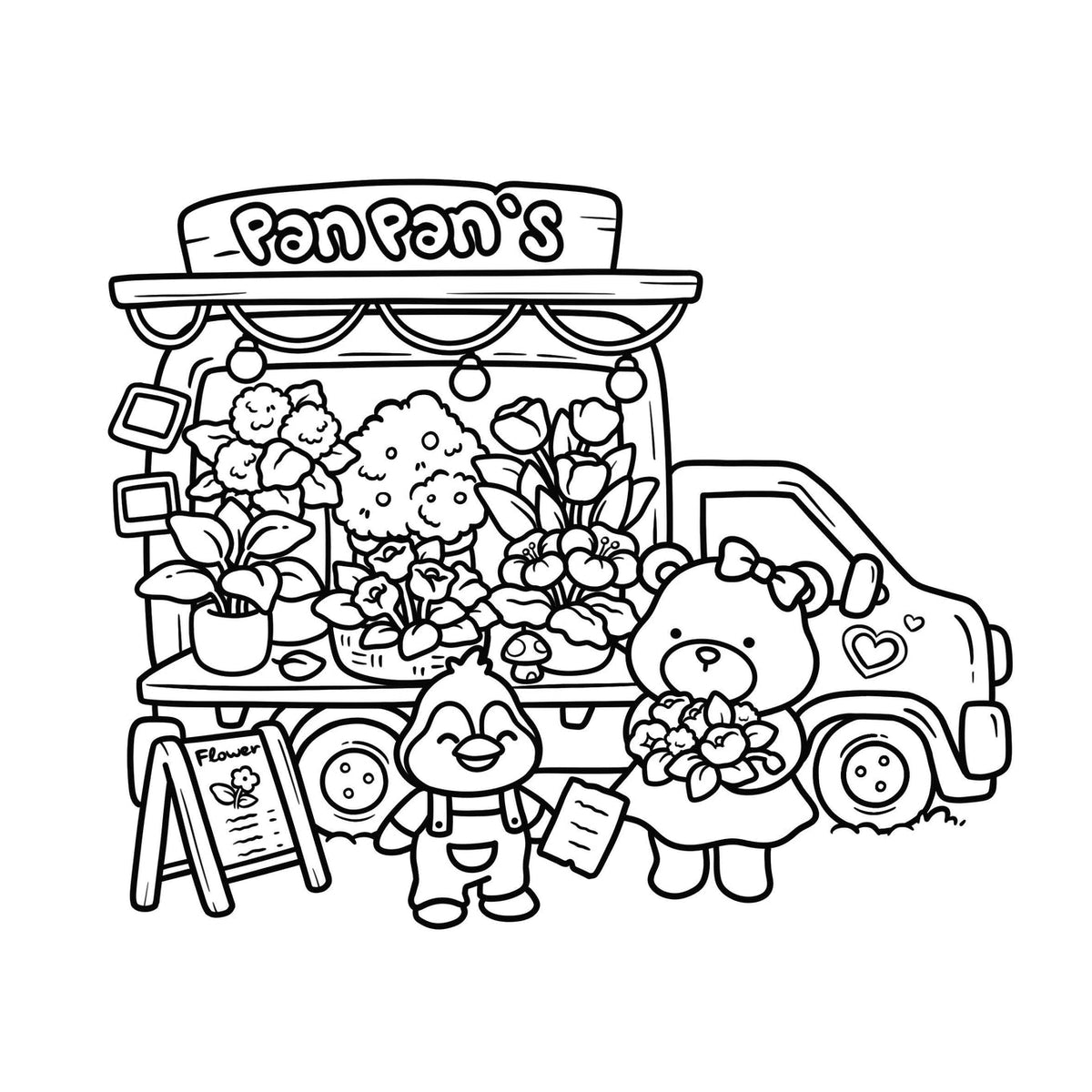Cozy Farm Coloring Book by Belly Bean Co.