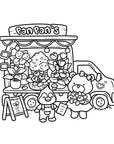Cozy Farm Coloring Book by Belly Bean Co.