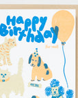 Happy Birthday Fur Real Card by Egg Press