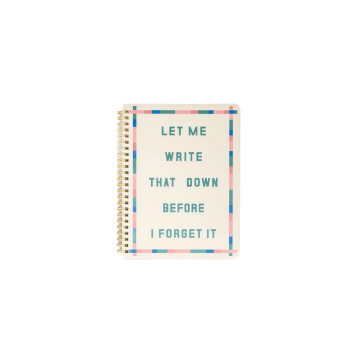 Before I Forget Rough Draft Mini Notebook by ban.dō