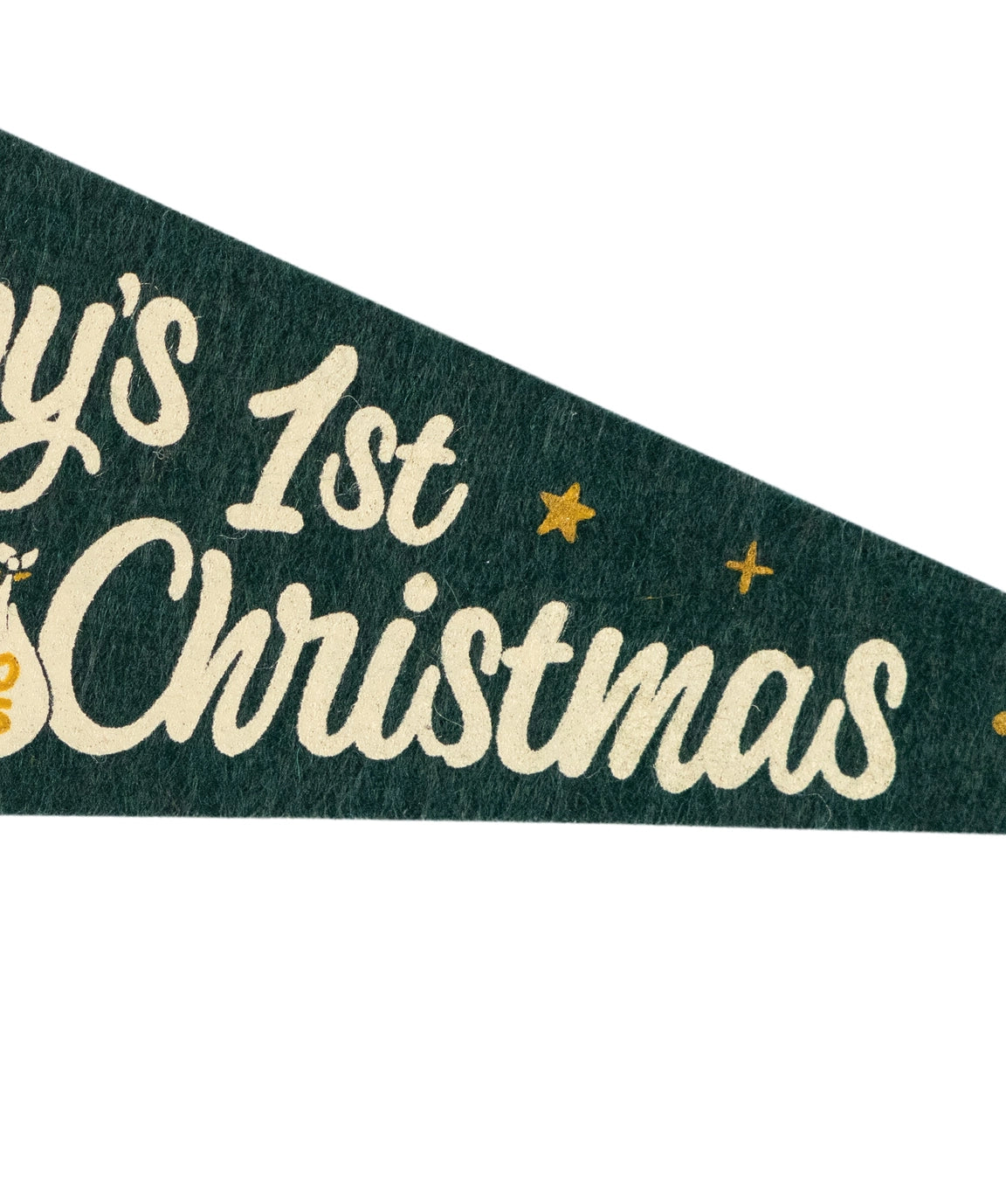 SALE Baby's First Christmas Mini Pennant 2025