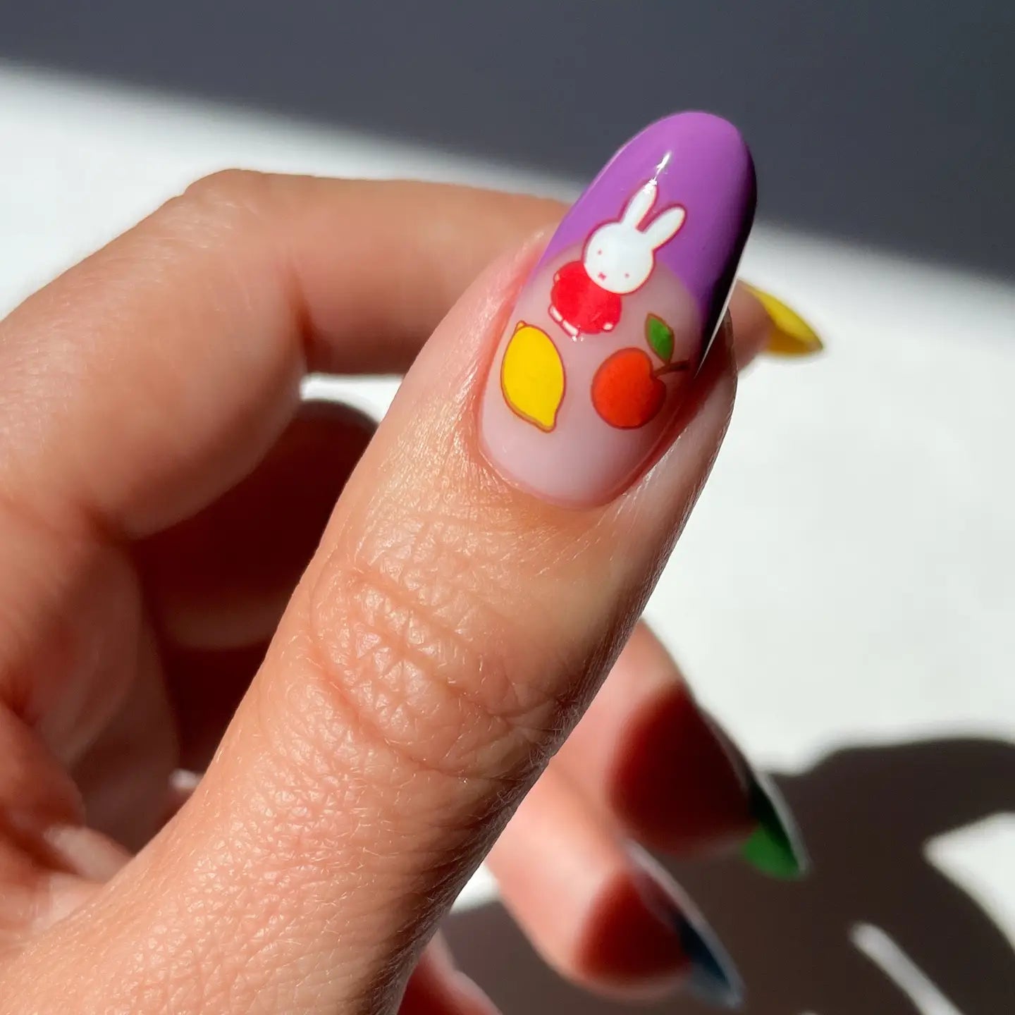 Miffy's Fresh Fruit Nail Stickers